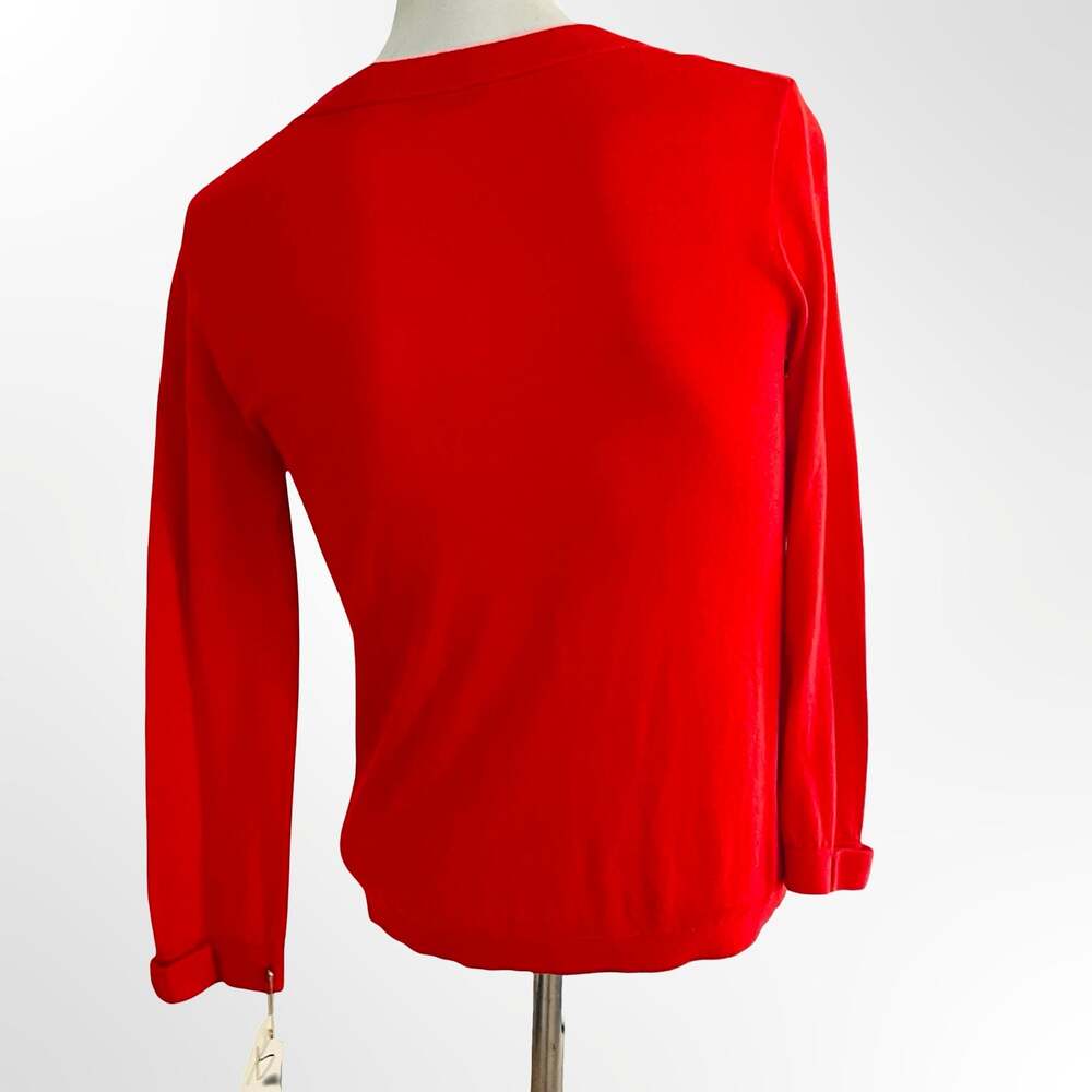 Kate Spade New York Red Button-Front Cardigan Sweater Women's Size XS - Picture 4 of 9